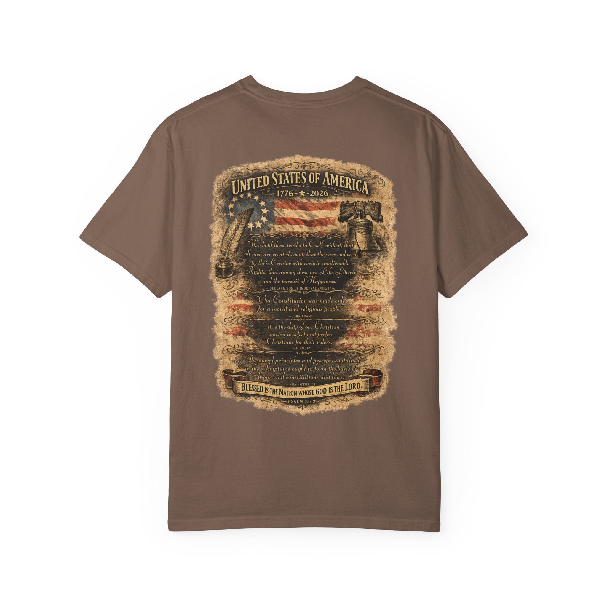 One Nation Under God T-Shirt — Patriotic 250 Years Commemorative Tee