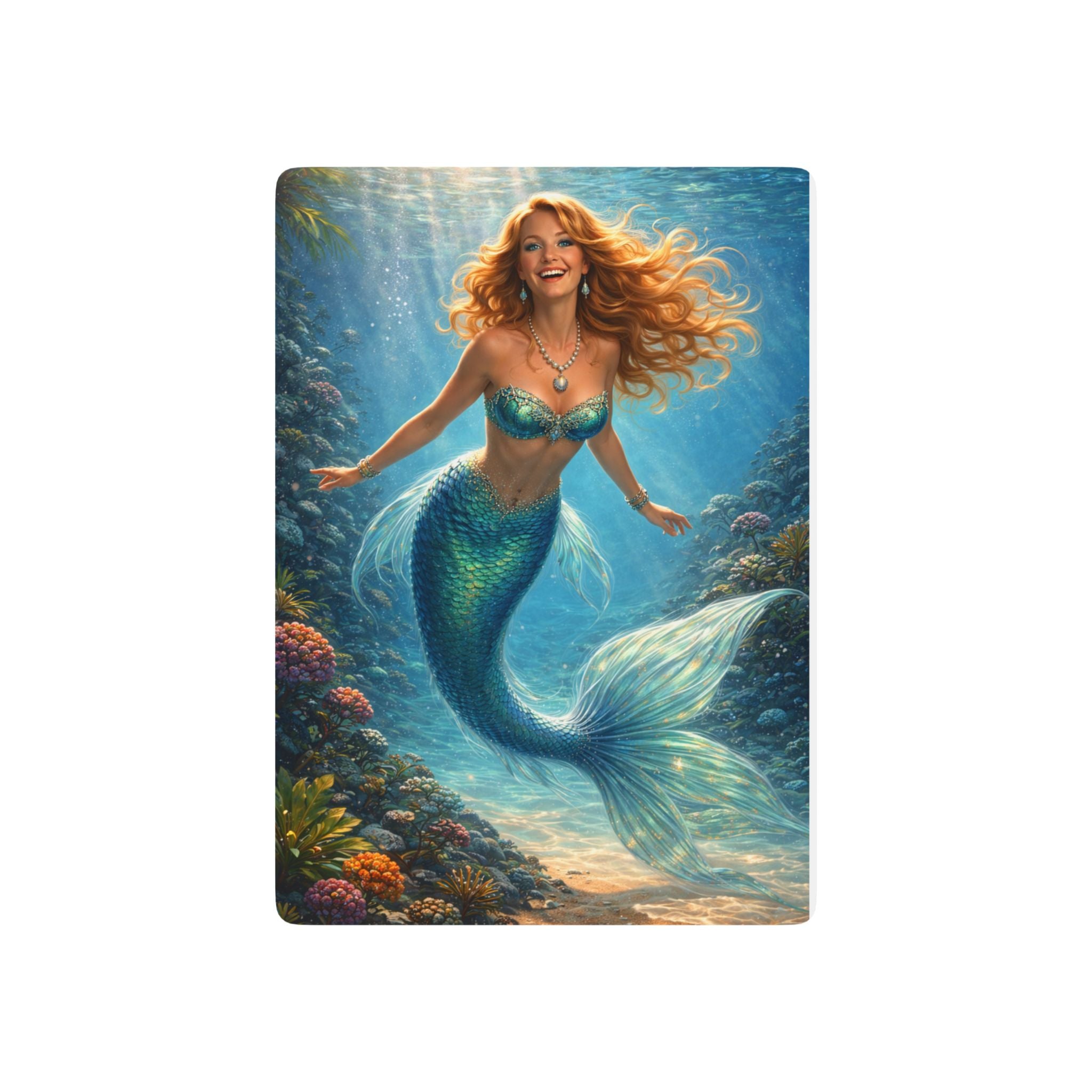 Shell the Mermaid Hostess, Playing Cards — Nautical-Themed Casino Deck