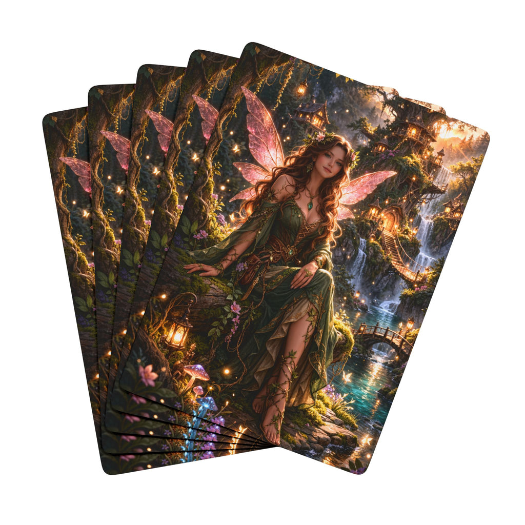 Fairy Fantasy Poker Playing Cards — Enchanted Forest Art Deck