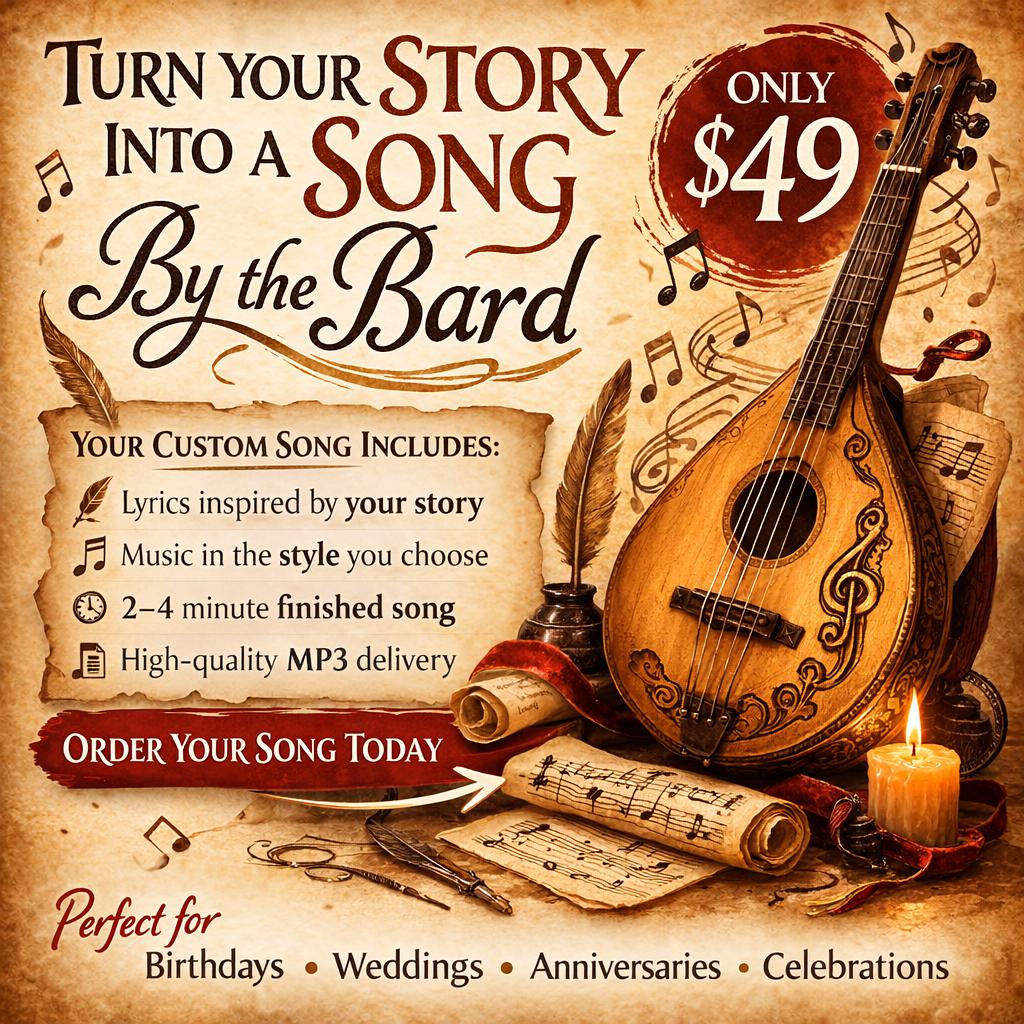 Turn Your Story into a Song - By The Bard